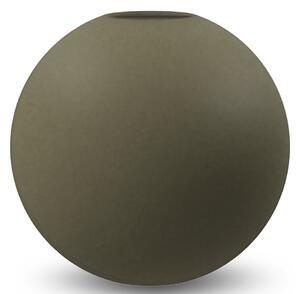 COOEE Design Váza Ball Olive - 20 cm CED260