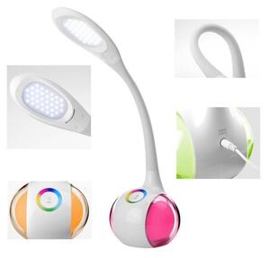 LED RGB Stmívatelná stolní lampa LED/7W/230V bílá