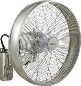 Lucci air 213126 - Nástěnný ventilátor BREEZE 55W/230V matný chrom + DO
