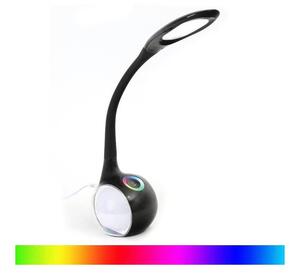 LED RGB Stmívatelná stolní lampa LED/7W/230V černá