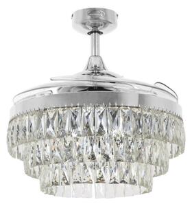 FANAWAY 212923 - LED Stropní ventilátor VEIL 6xE14/4,5W/230V chrom + DO