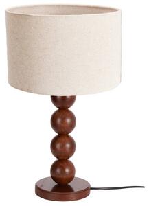 Stolní lampa LADA béžová/hnědá