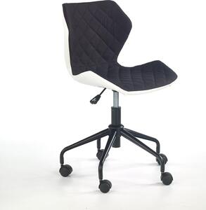Dětská židle Matrix, bílá / černá
