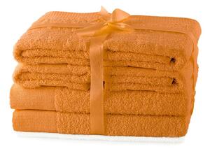 Set ručníků AmeliaHome Amary oranžové