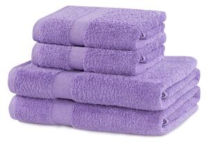 Sada světle fialových ručníků DecoKing Niki