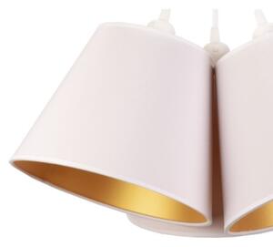 Duolla - Lustr na lanku TWIGGY 3xE27/40W/230V pr. 60 cm bílá