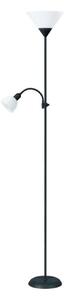 Stojací lampa 1xE27/60W/230V + 1xE14/25W