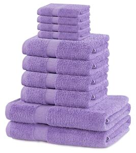 Set ručníků DecoKing Kunis fialové