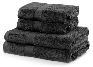 Set tmavě šedých ručníků DecoKing Niki