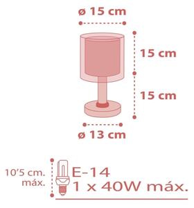 Dalber 41001S - Dětská lampička DOTS 1xE14/40W/230V