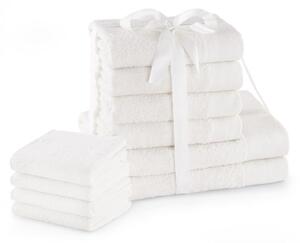 Sada bavlněných ručníků AmeliaHome AMARI 2+4+4 ks bílá