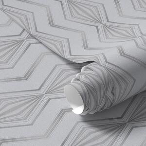 Tapety Světle šedý geometrický vzor s diamanty, Tapety abstraktní, a00973v2 : uwalls.cz