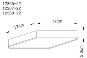 Globo 12369-22 - LED Stropní svítidlo ECHO LED/22W/230V