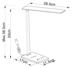 Globo 58400S - LED Stmívatelná stolní lampa BULLA LED/5W/230V
