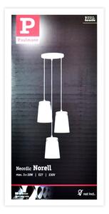 Paulmann 79627 - Lustr na lanku NORELL 3xE27/20W/230V beton