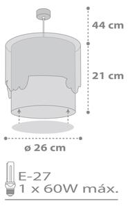 Dalber 61682 - Dětský lustr BABY TRAVEL 1xE27/60W/230V