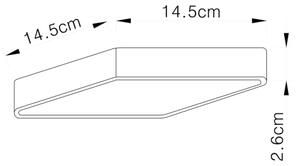 Globo 12369-15 - LED Stropní svítidlo ECHO LED/15W/230V