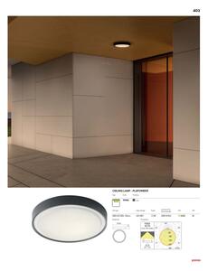 Redo 90155 - LED Venkovní stropní svítidlo PONZA LED/16W/230V pr. 26 cm IP65