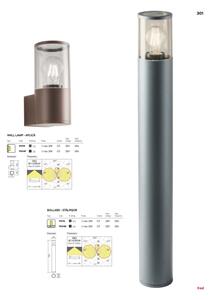 Redo 90047 - Venkovní nástěnné svítidlo FRED 1xE27/20W/230V IP54