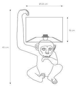 Lucide 10502/81/30 - Stolní lampa CHIMP 1xE14/40W/230V 45cm