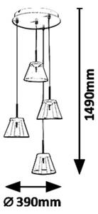Rabalux 5032 - LED Lustr na lanku AVIANA 4xLED/6W/230V