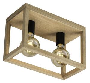 Spot-Light 9154274 - Stropní svítidlo KAGO 2xE27/60W/230V matný dub