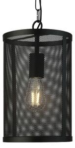 Searchlight 2481BK - Lustr na řetězu FISHNET 1xE27/60W/230V černá