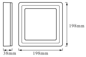 Ledvance - LED RGB Stmívatelné stropní svítidlo LED/19W/230V + DO
