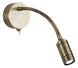 Searchlight 2256AB - LED Flexibilní lampička ADJU LED/1W/230V
