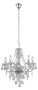 Searchlight 8885-5CL - Lustr na řetězu MARIE 5xE14/40W/230V