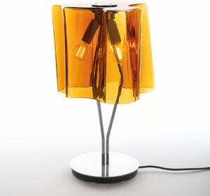 Artemide Logico stolní lampa 44 cm tabák/chrom