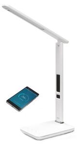 Immax 08966L- LED Stmívatelná lampa s bezdr. nabíjením KINGFISHER 8,5W/230V bílá
