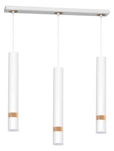 Lustr na lanku JOKER WHITE WOOD 3xGU10/8W/230V