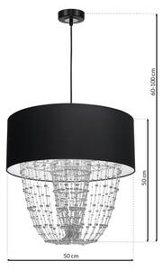 Lustr na lanku ALMERIA 1xE27/60W/230V