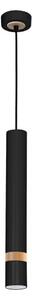 Lustr na lanku JOKER BLACK WOOD 1xGU10/8W/230V