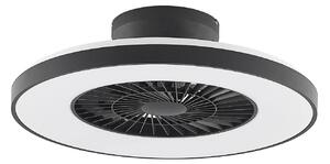 Starluna Orligo LED stropní ventilátor černý matný