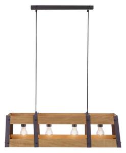 Leuchten Direkt 15721-79 - Lustr na lanku CRATE 4xE27/60W/230V