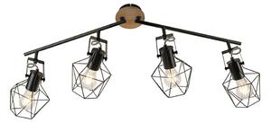 Leuchten Direkt 15674-78 - Bodové svítidlo JARO 4xE27/60W/230V
