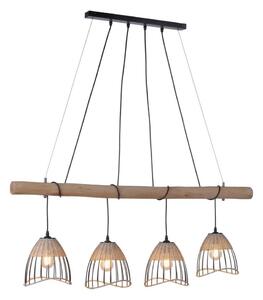 Leuchten Direkt 11156-79 - Lustr na lanku REED 4xE27/60W/230V