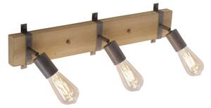 Leuchten Direkt 13473-79 - Nástěnné bodové svítidlo SLAT 3xE27/40W/230V