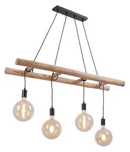 Leuchten Direkt 15025-18 - Lustr na lanku EDGAR 4xE27/60W/230V