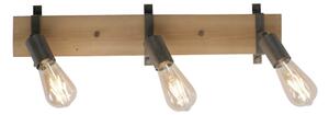 Leuchten Direkt 13473-79 - Nástěnné bodové svítidlo SLAT 3xE27/40W/230V