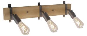 Leuchten Direkt 13473-79 - Nástěnné bodové svítidlo SLAT 3xE27/40W/230V