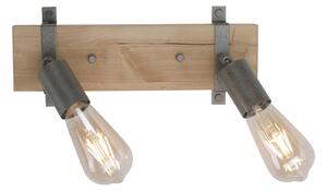 Leuchten Direkt 13472-79 - Nástěnné bodové svítidlo SLAT 2xE27/40W/230V