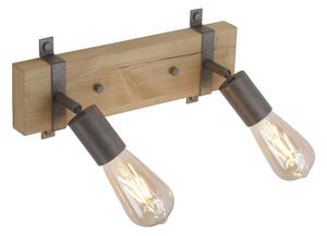 Leuchten Direkt 13472-79 - Nástěnné bodové svítidlo SLAT 2xE27/40W/230V