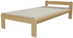 Jednolůžková postel VMK009A (Barva dřeva: bezbarvý lak, Rozměr: 100 x 200 cm)
