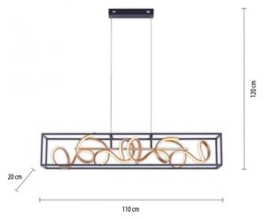 Paul Neuhaus 2416-18 - LED Stmívatelný lustr na lanku SELINA 4xLED/10,2W/230V