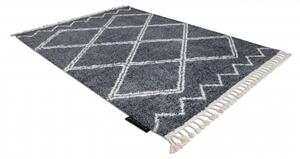 Makro Abra Kusový koberec BERBER ASILA B5970 šedý bílý Rozměr: 80x150 cm