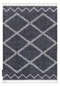 Makro Abra Kusový koberec BERBER ASILA B5970 šedý bílý Rozměr: 80x150 cm