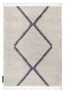 Makro Abra Kusový koberec BERBER MEKNES B5910 krémový šedý Rozměr: 80x150 cm